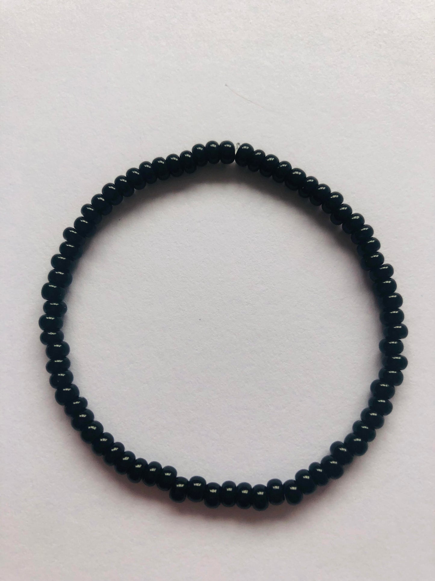 Seed Bead Bracelet - Black