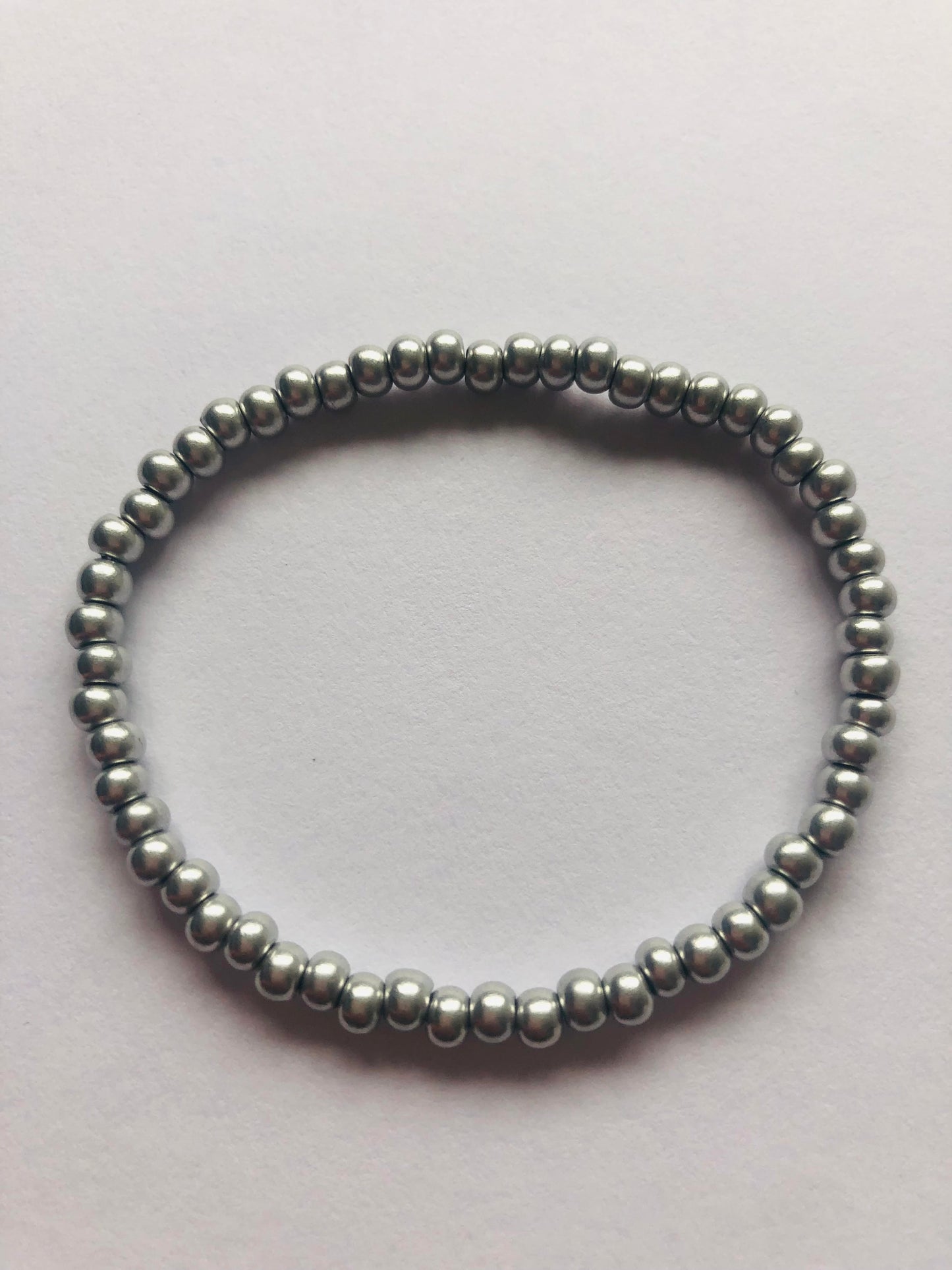 Sead Bead Bracelet - Silver