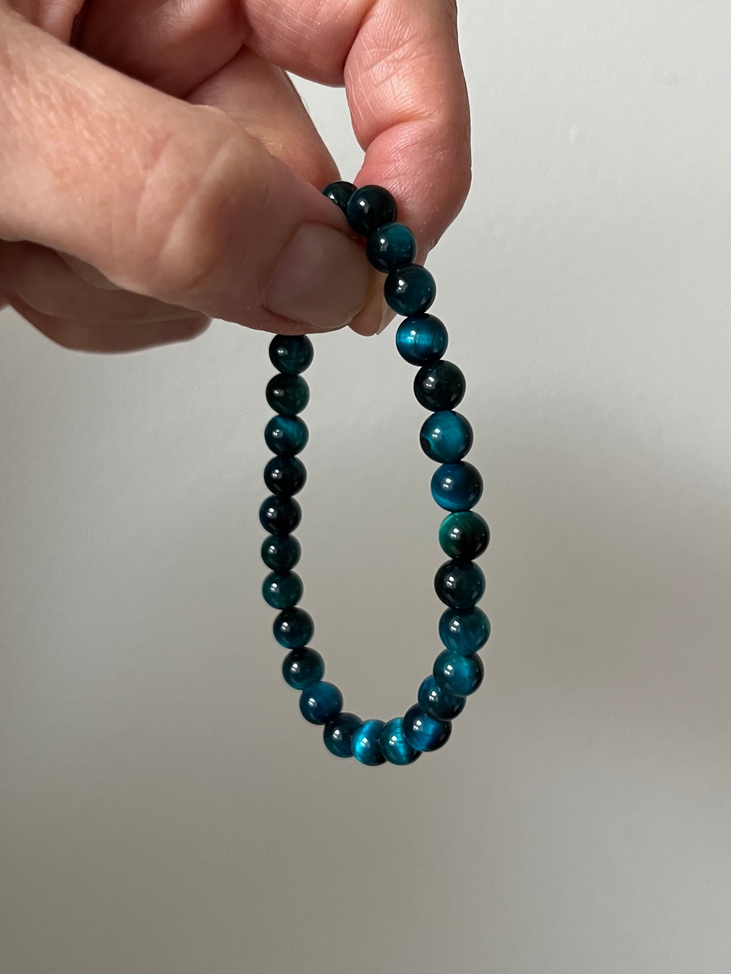 Blue Tiger Eye Crystal Bracelet