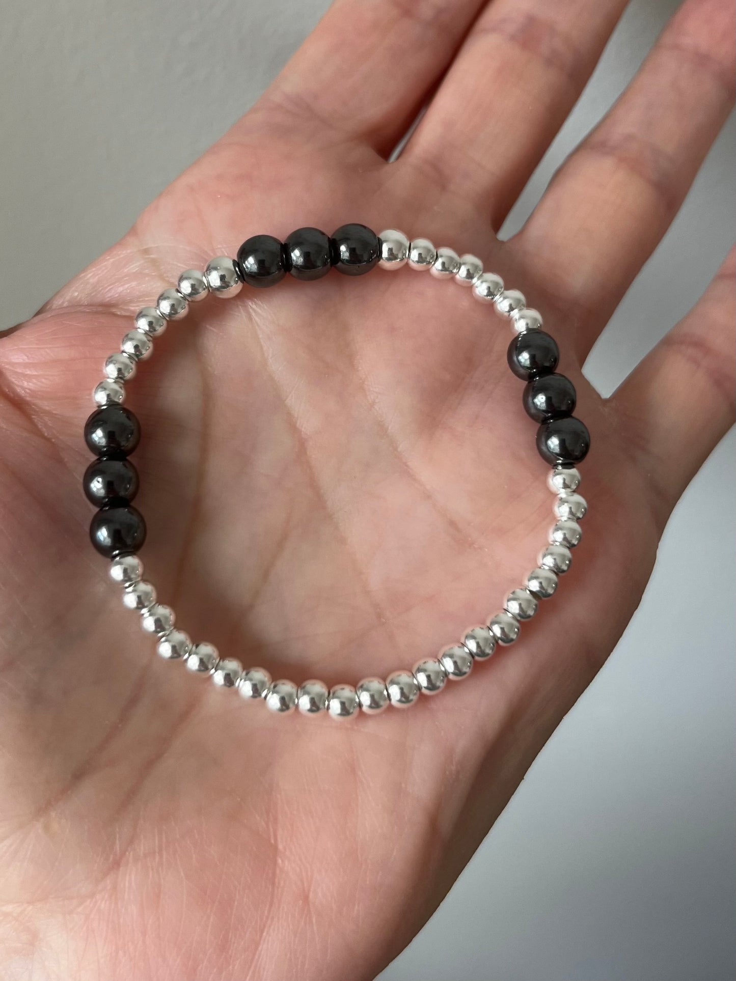 Hematite Crystal Bracelet