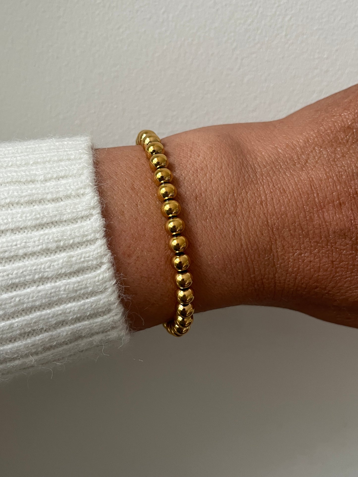 Gold Beaded Bracelet