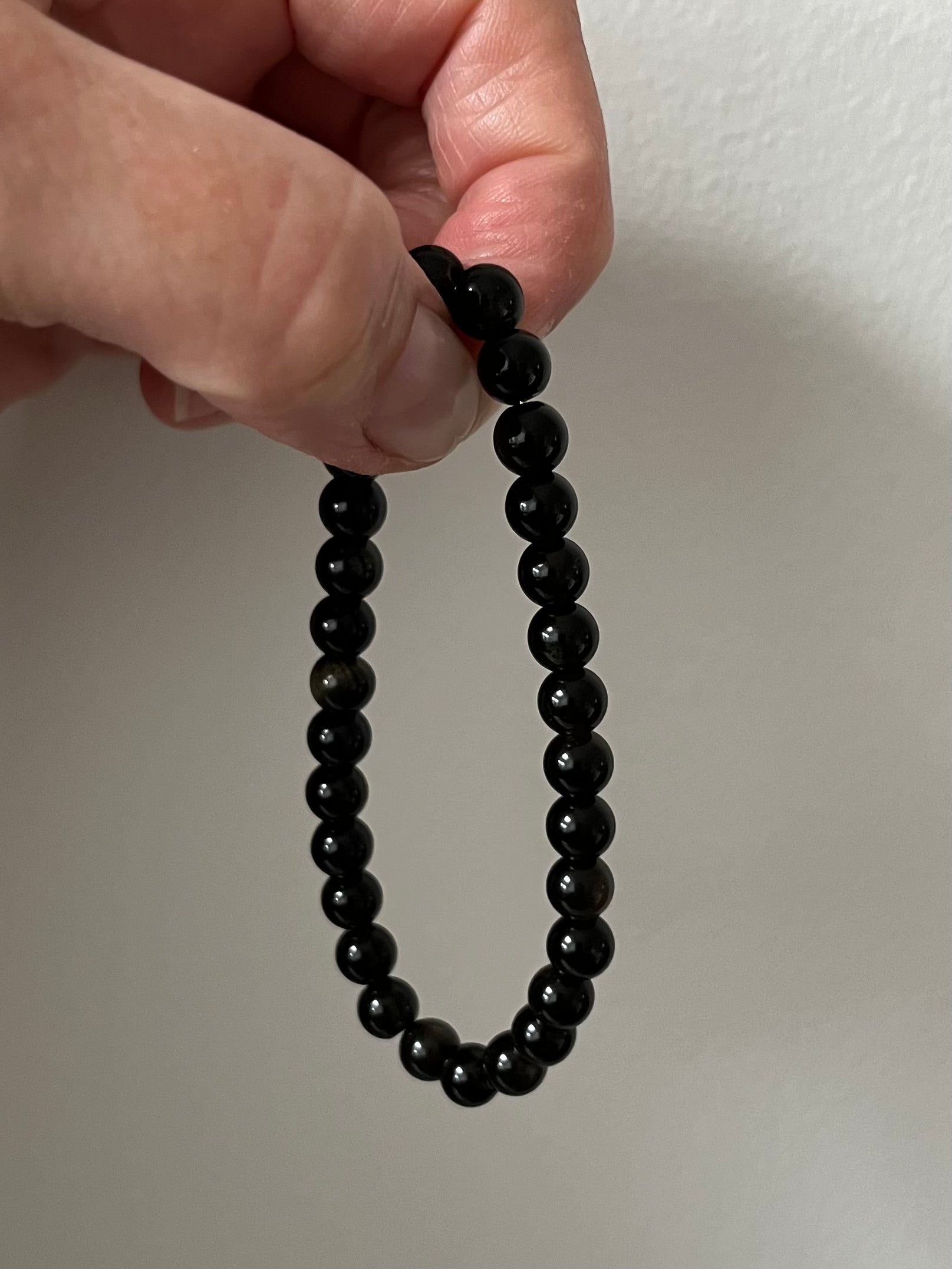 Gold Obsidian Crystal Bracelet