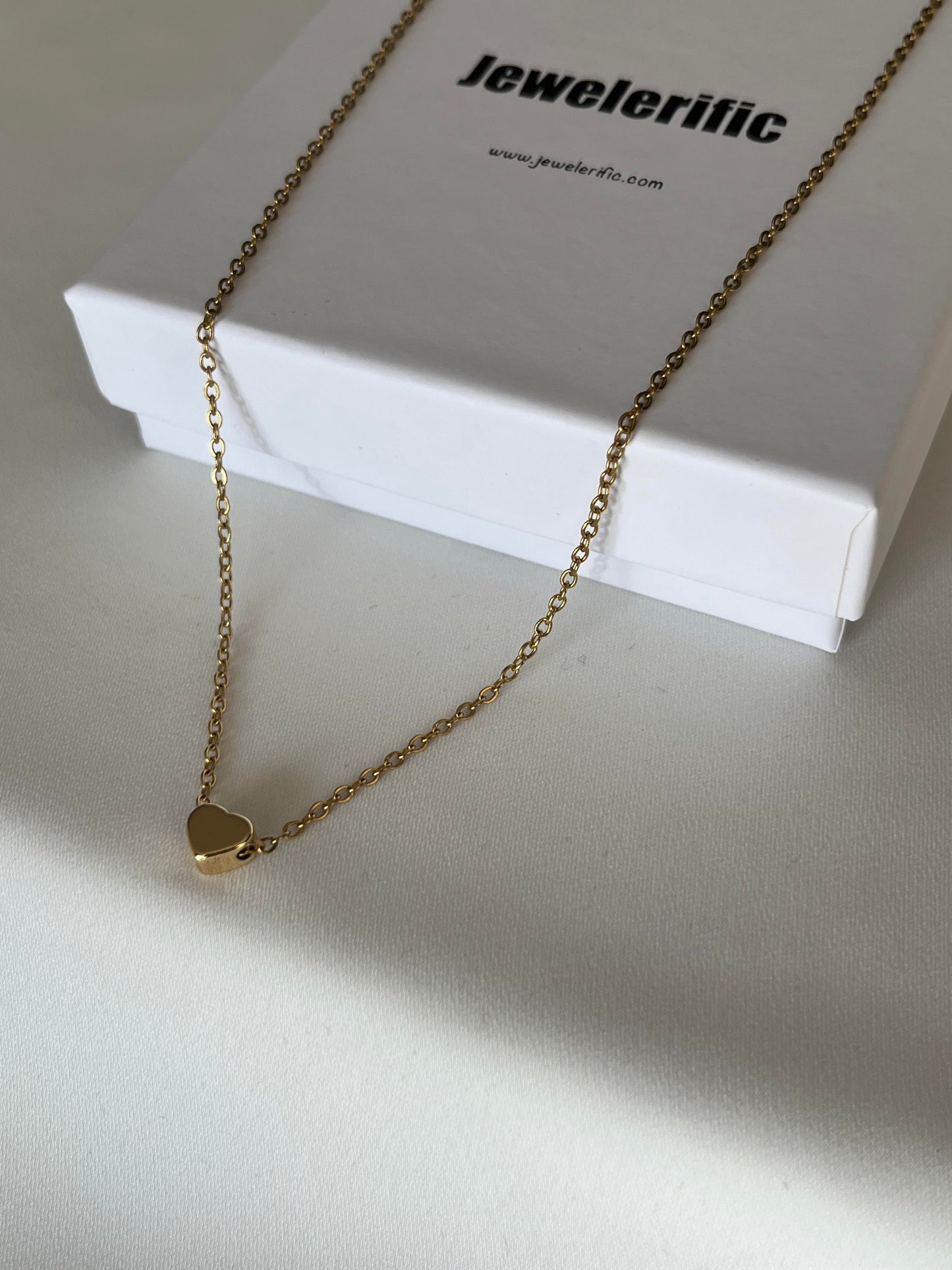 Heart Charm Gold Necklace