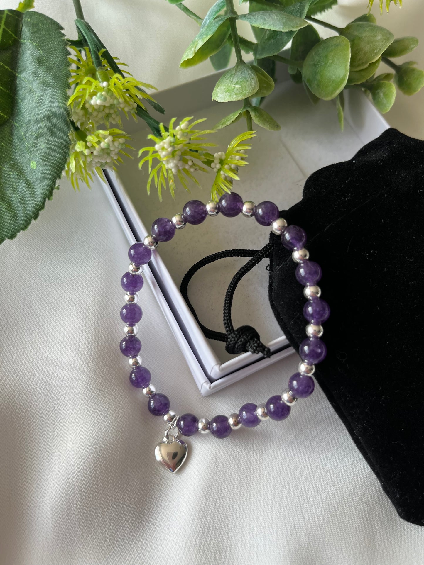 Amethyst Crystal Bracelet