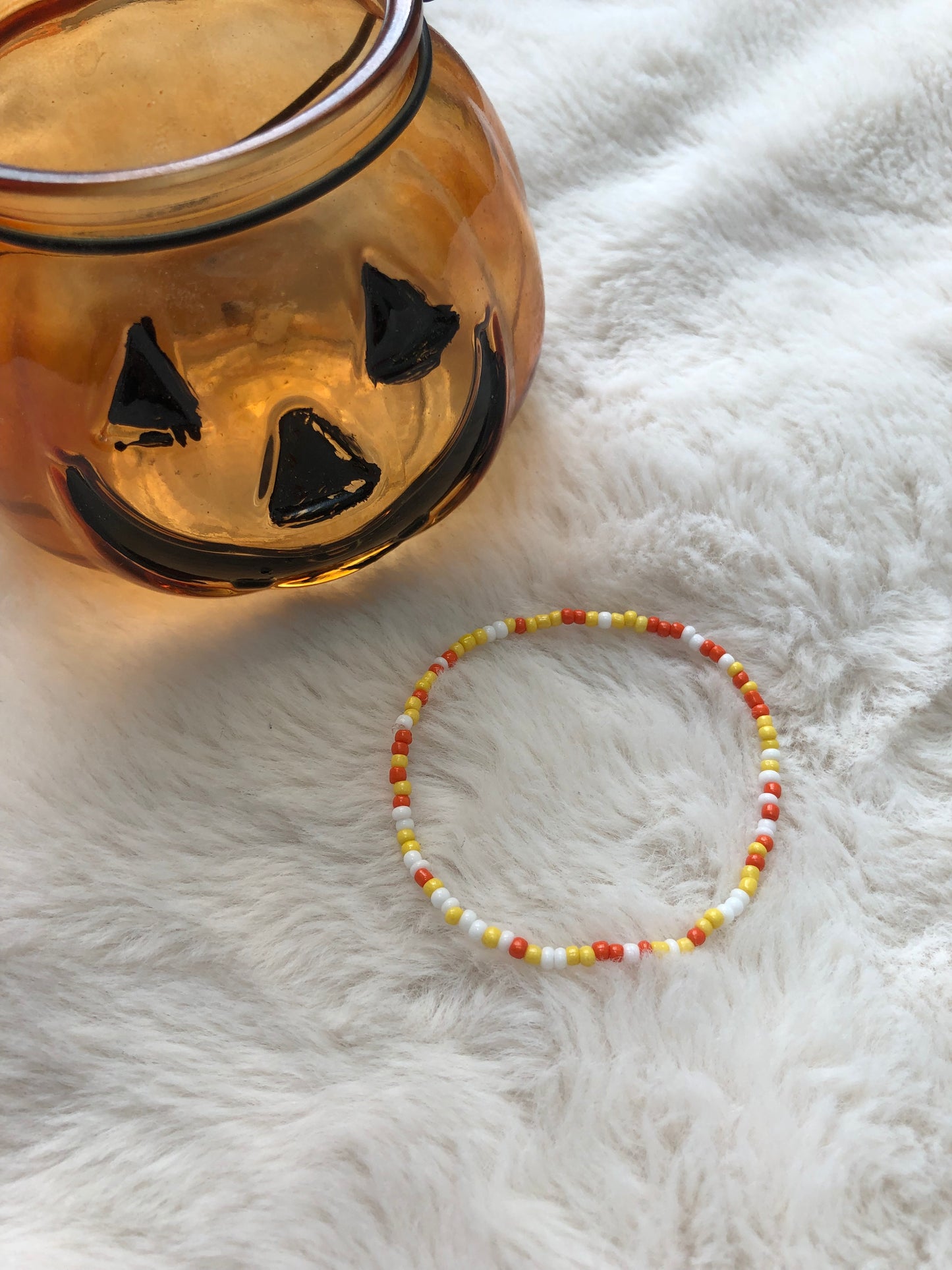 Halloween Bracelet - Candy Corn Craz