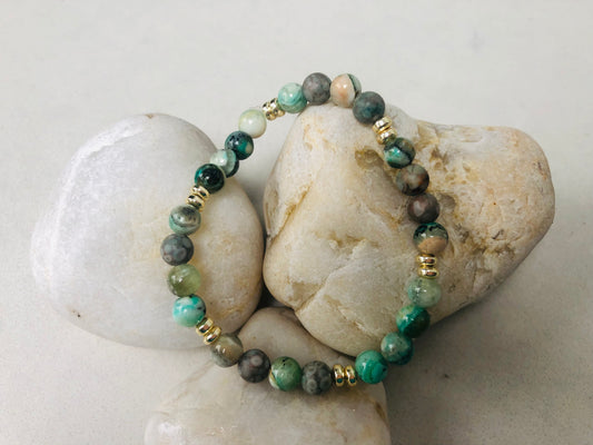 Green Gemstone Bracelet