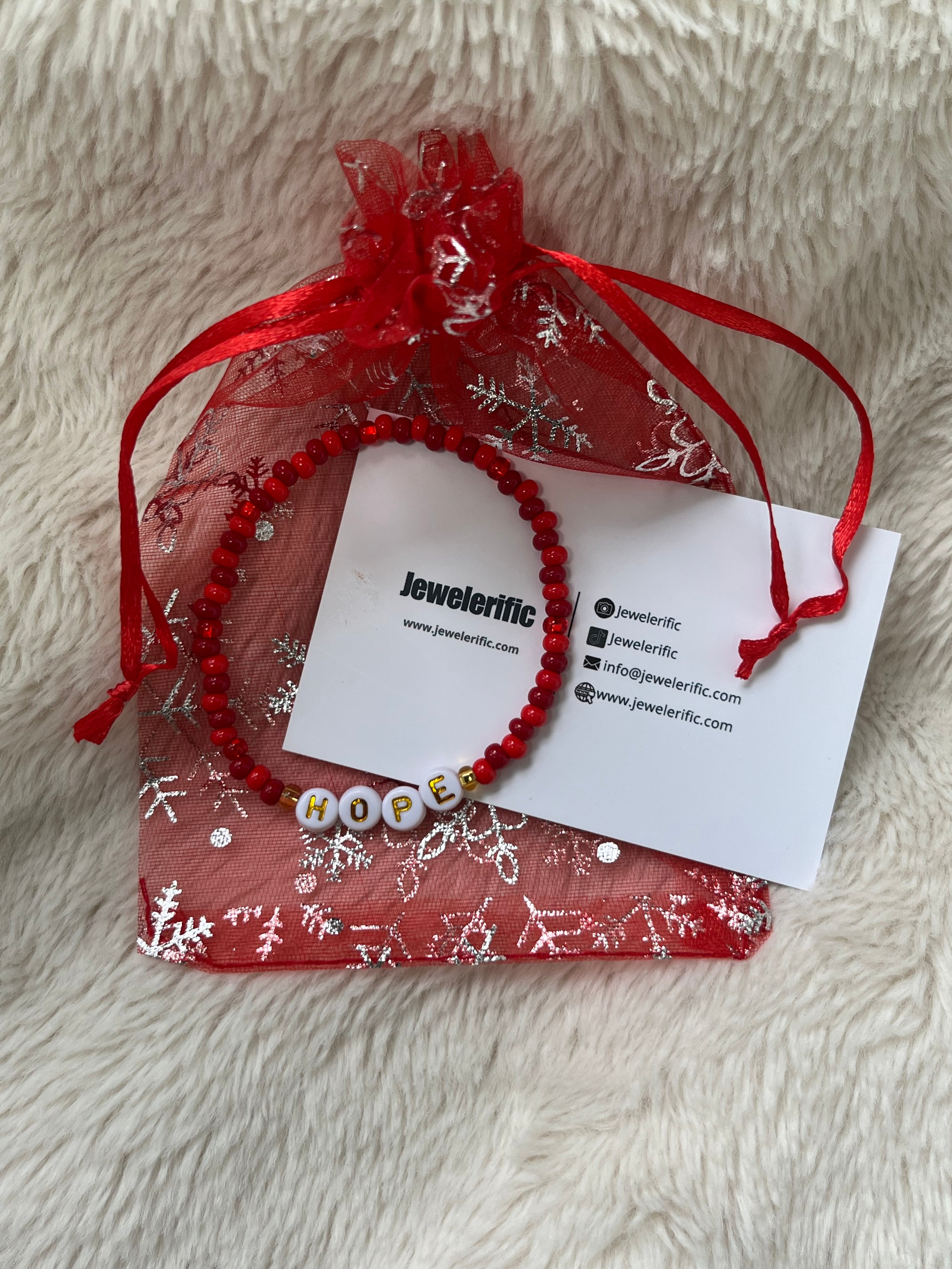 Hope Christmas Bracelet