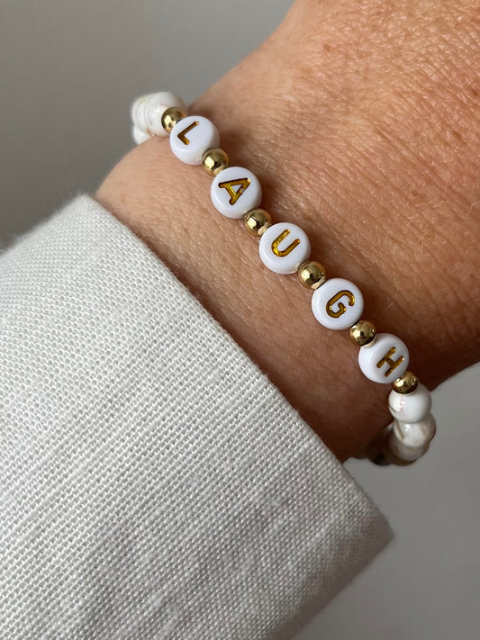 Laugh Inspirational Bracelet