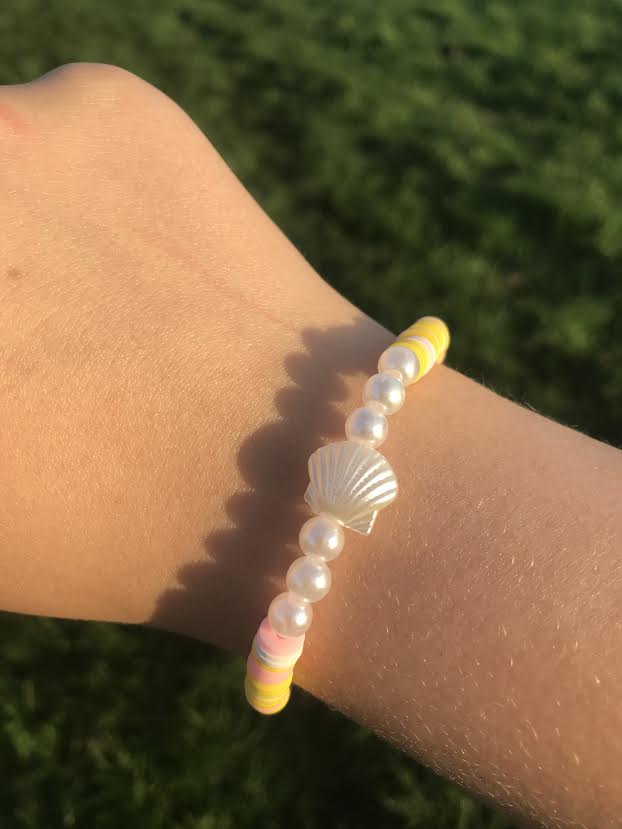 Clay Bead Bracelet - Magical Shells