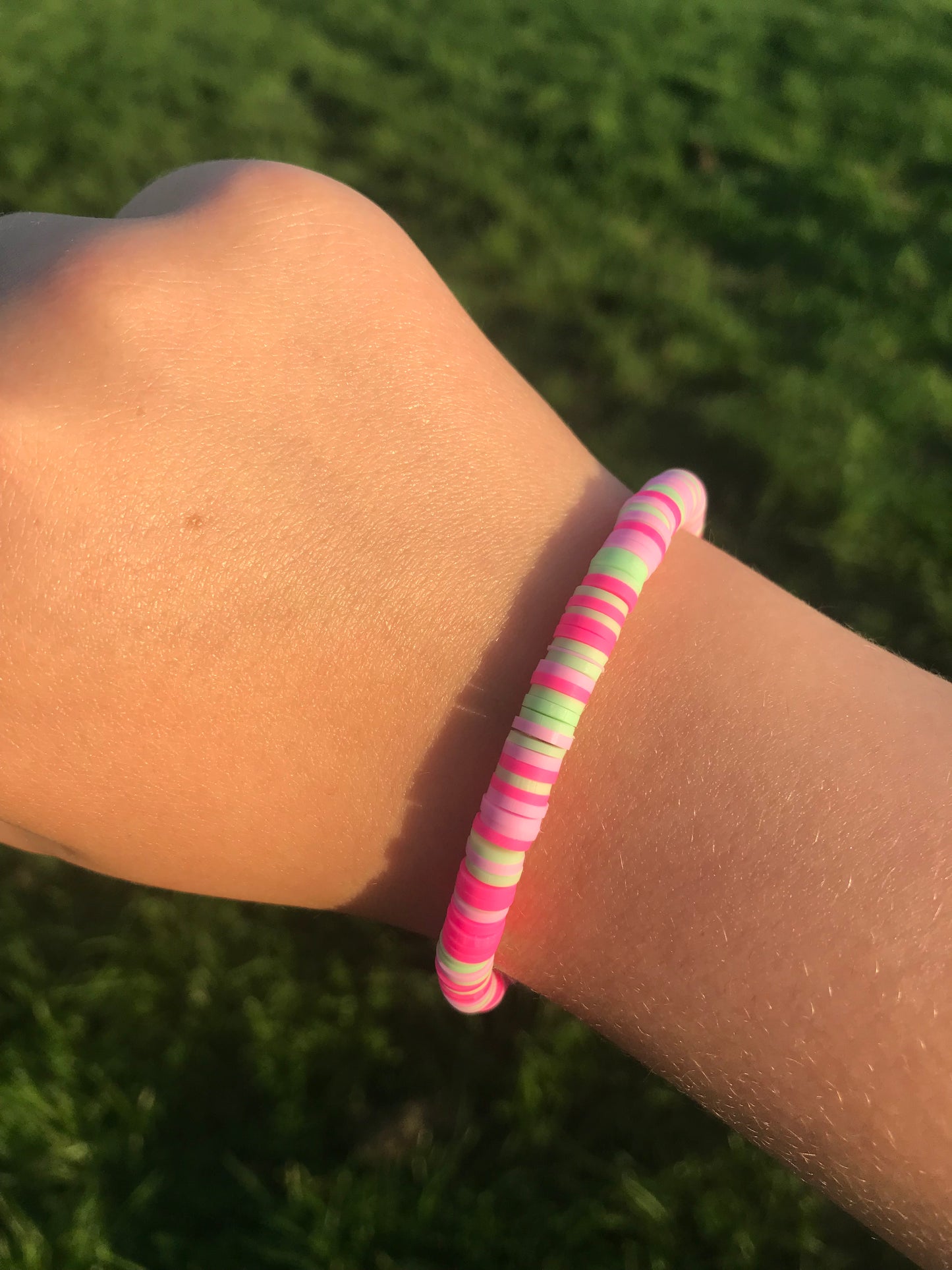 Clay Bead Bracelet - Watermelon Craz