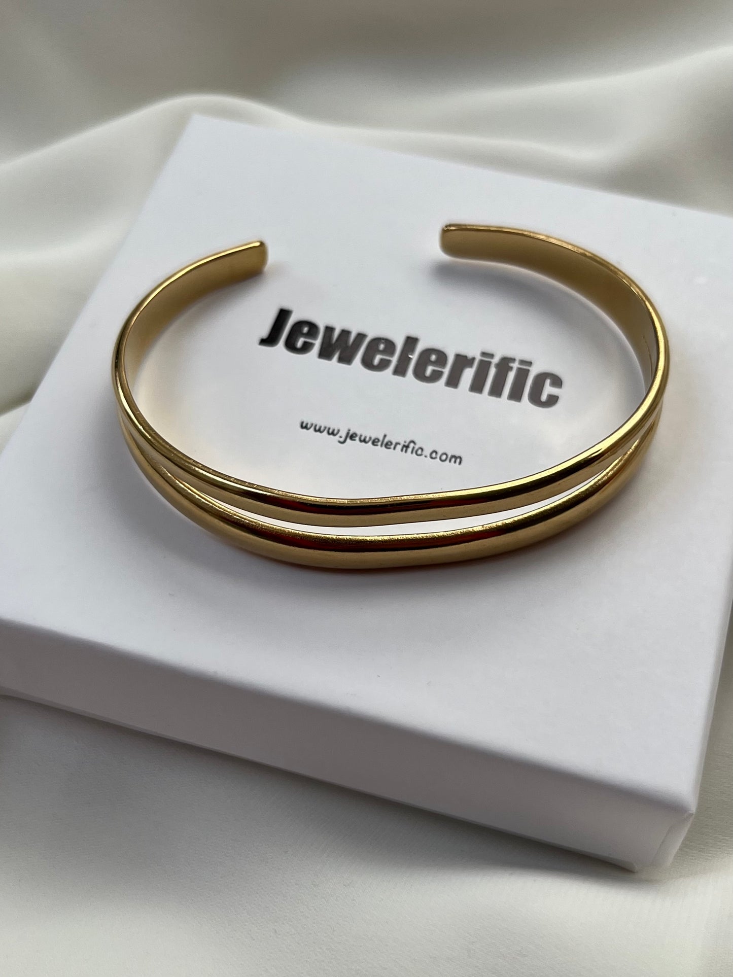 Gold Open Bangle