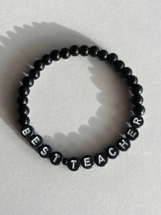 Best Teacher Bracelet