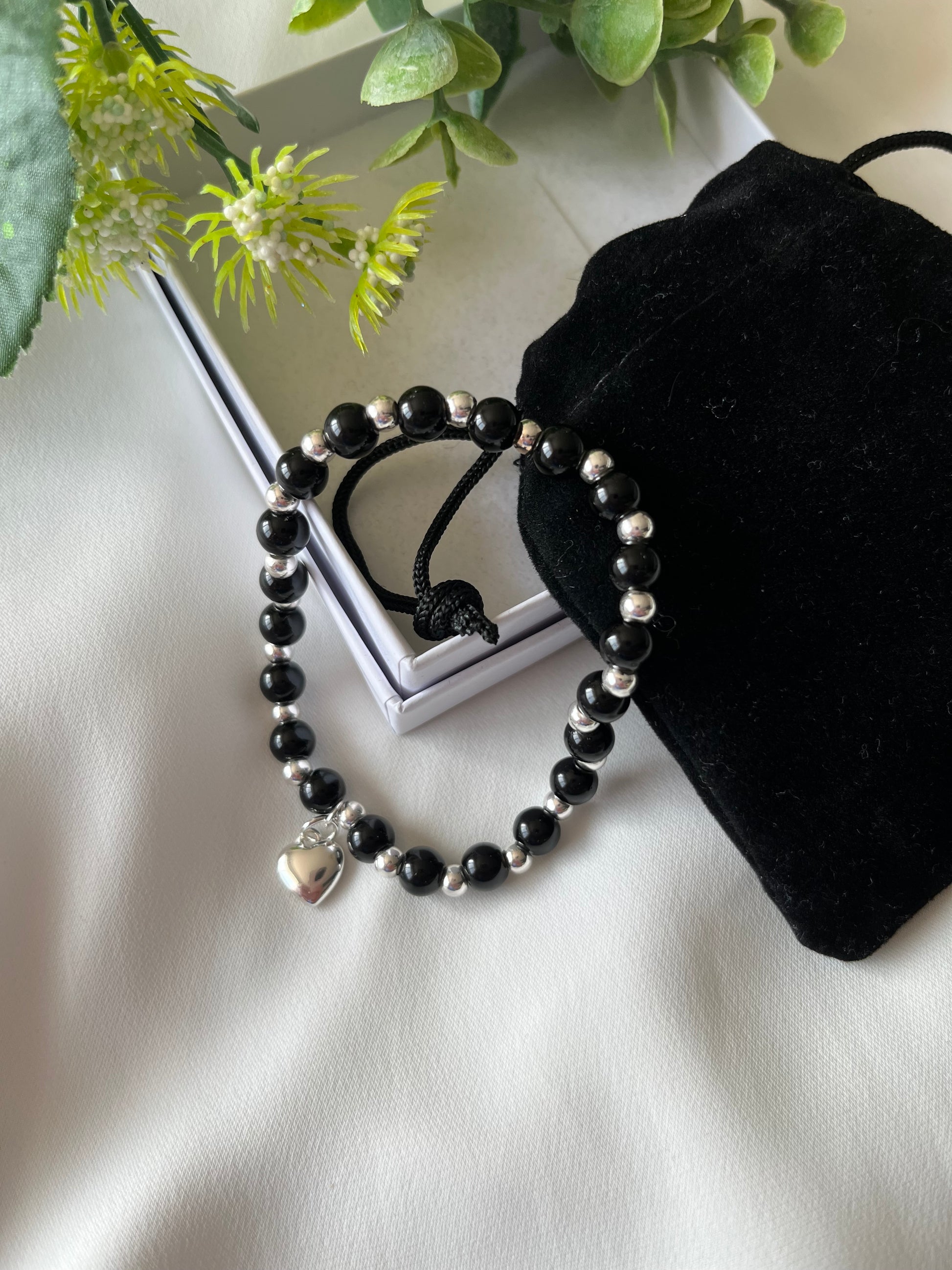 Black Onyx Crystal Bracelet