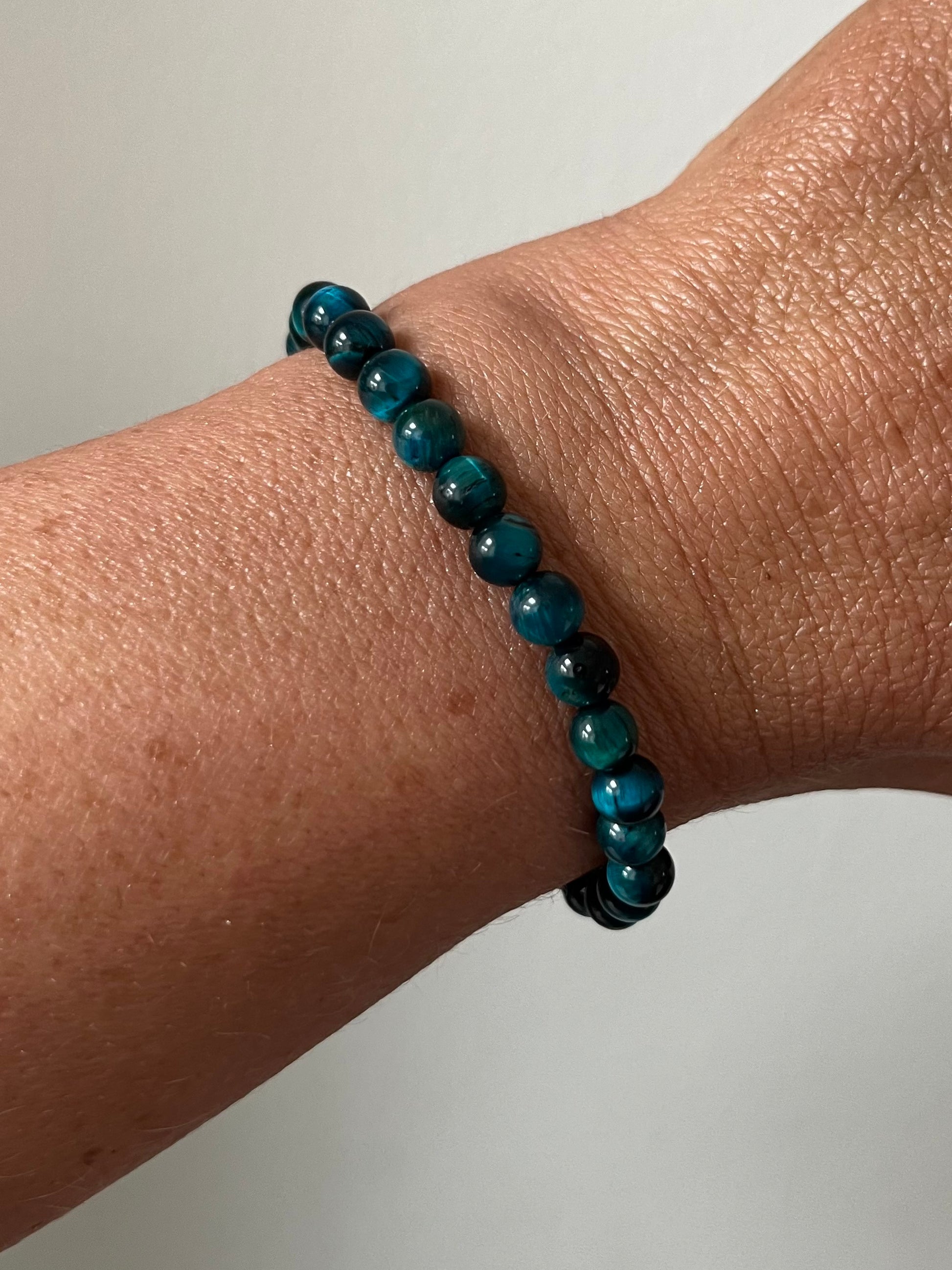 Blue Tiger Eye Crystal Bracelet