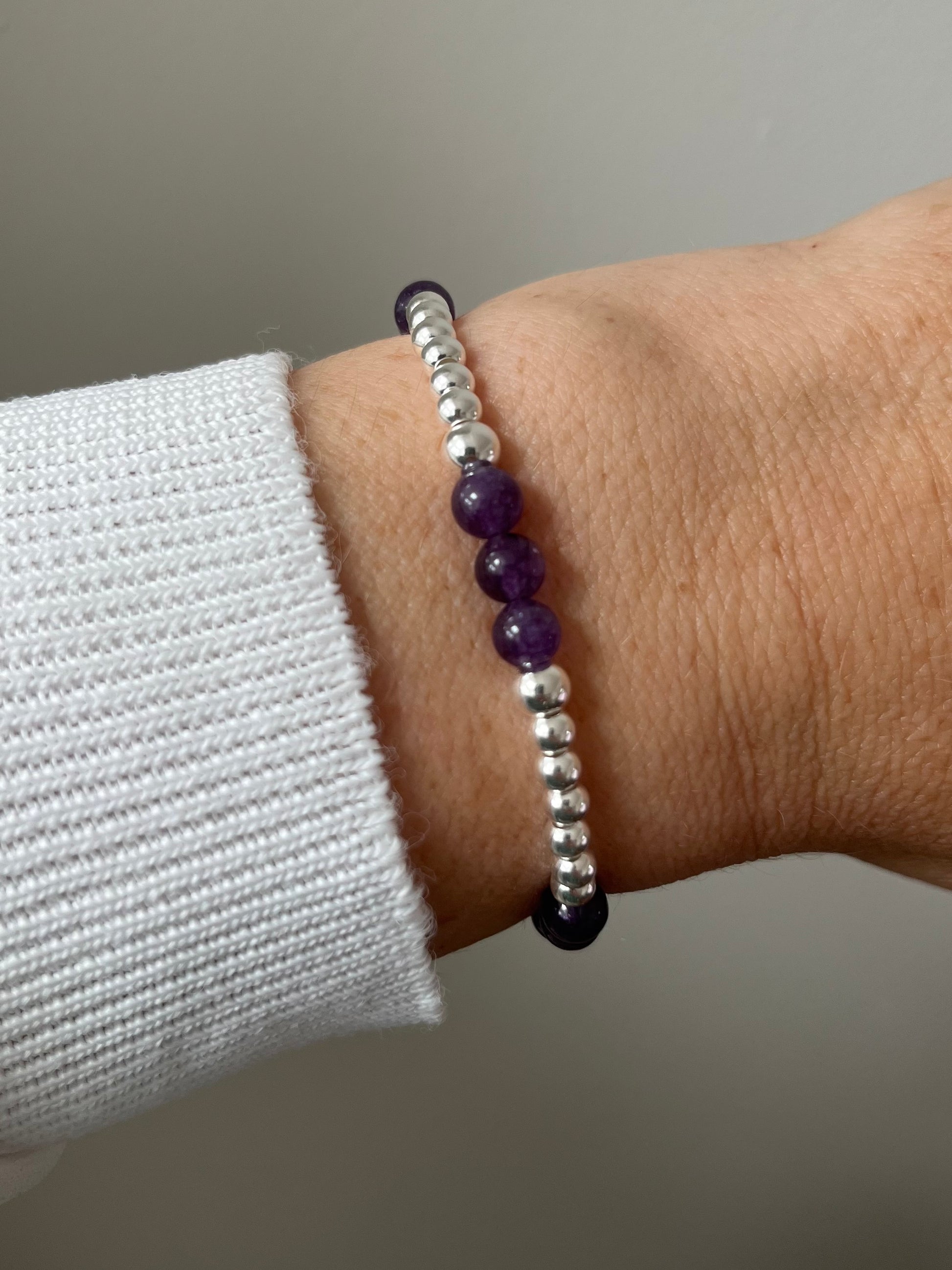 Crystal Amethyst Bracelet