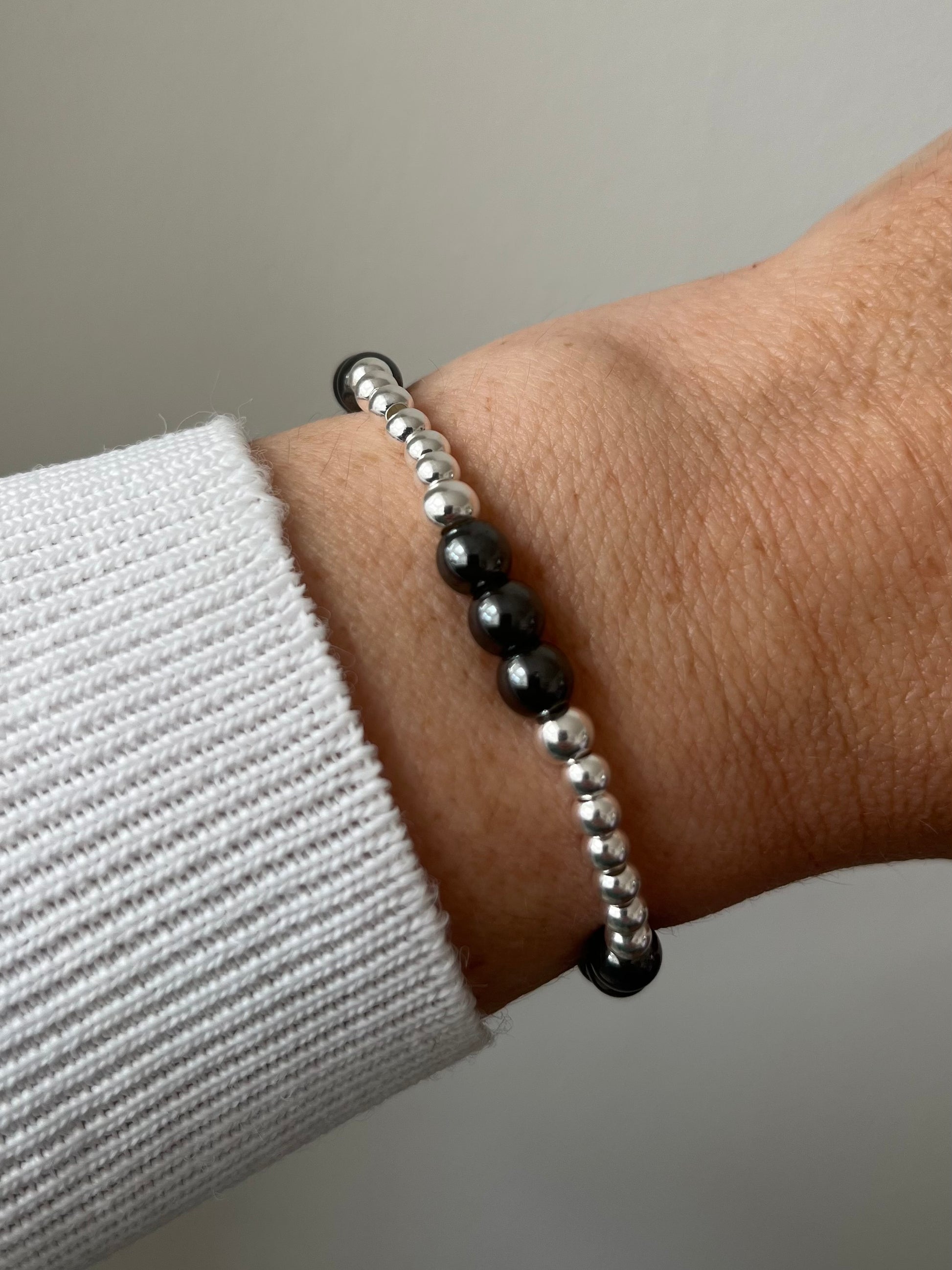 Hematite Crystal Bracelet