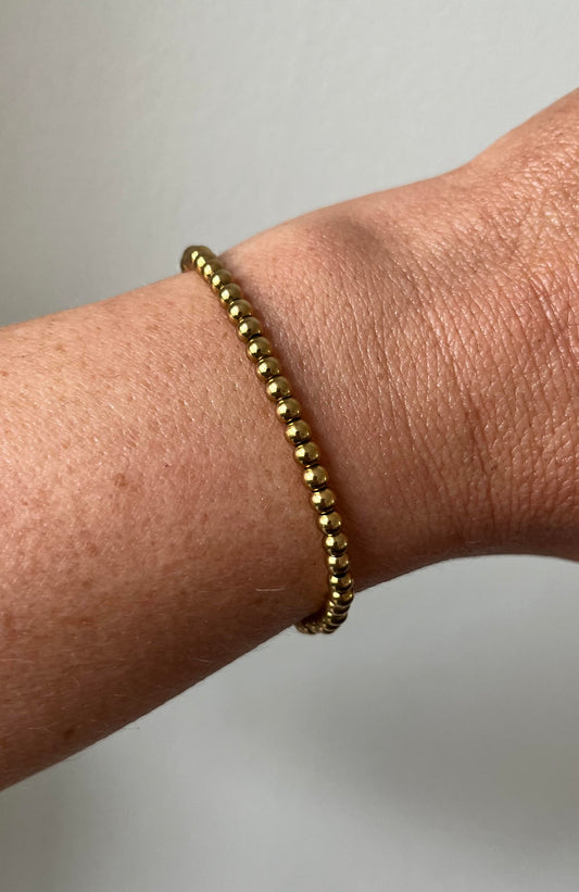 Gold Beaded Bracelet