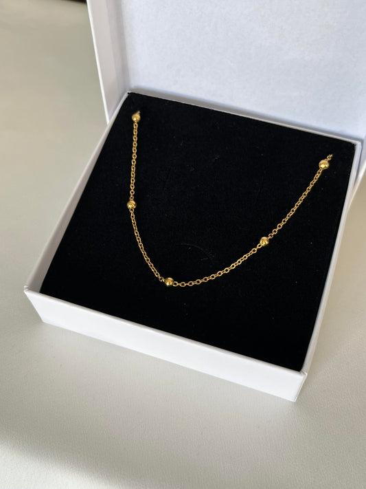 Gold Sphere Necklace