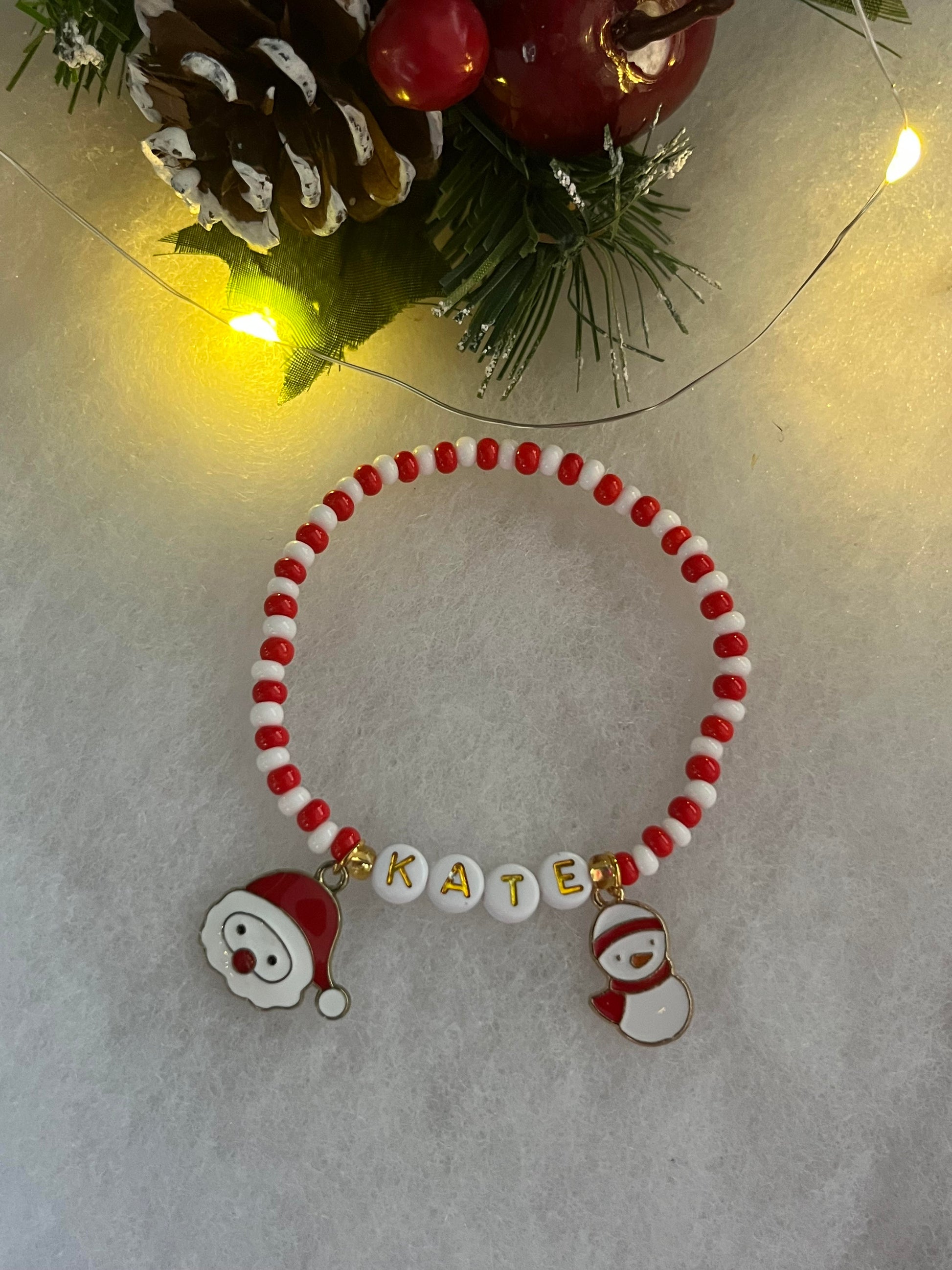 Christmas Name Braclet
