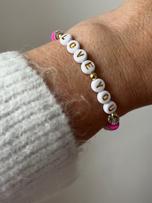Love you Inspirational Bracelet