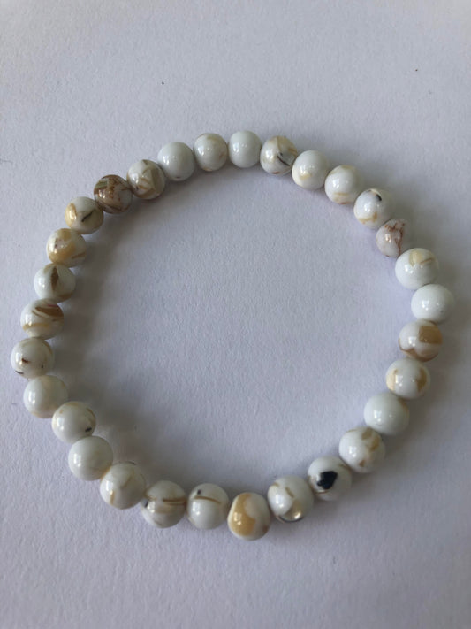 Gemstone Bracelet - Natural White