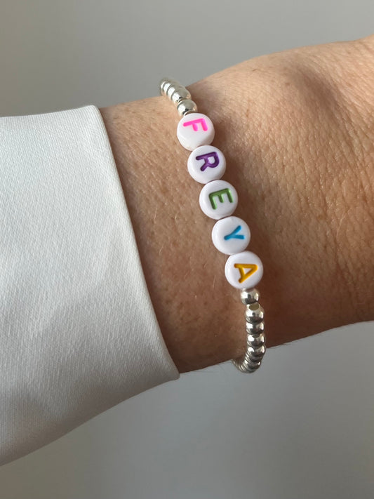 Personalised Sterling Silver Bracelet
