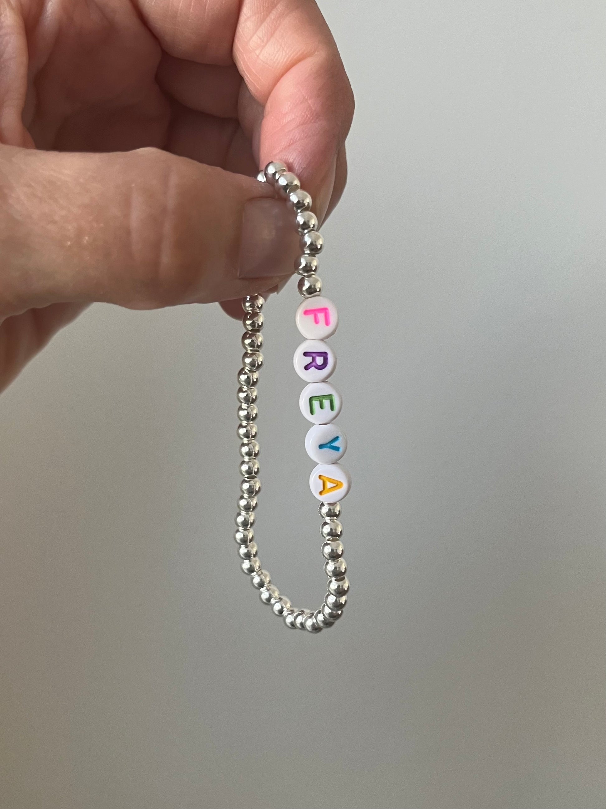 Personalised Sterling Silver Bracelet