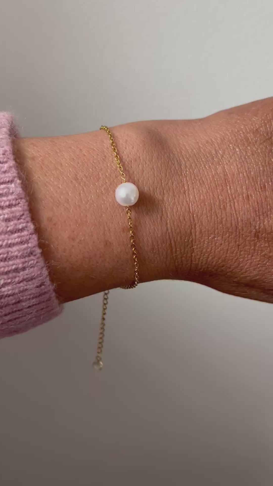 Gold Pearl Bracelet